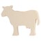Good Wood By Leisure Arts Shape Cow 5.38"X 4.13", Wooden Shapes, Wood Shapes, Wooden Shapes Wall Decor, Large Small Shapes For Crafts